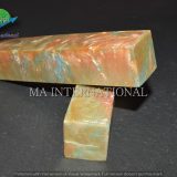 ACRYLIC RESIN APHRODITE PINK & GREEN PASTEL PEN BLANKS - MARPB07