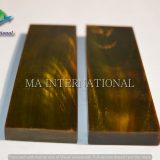 WATER BUFFALO HORN YELLOW STRIPS SCALE - MABHS03